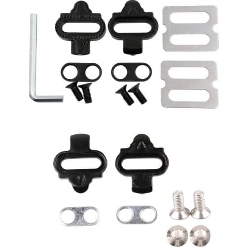 MTB Mountain Bike Pedals Cleat Bicycle Cleat Set Pedals Plate for S HI M A SPD U2JB