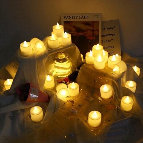 1/10 Pcs Romantic LED Candle Multicolor Flameless Lamp Light Wedding Birthday Party Decoration Birthday Party Valentines Day
