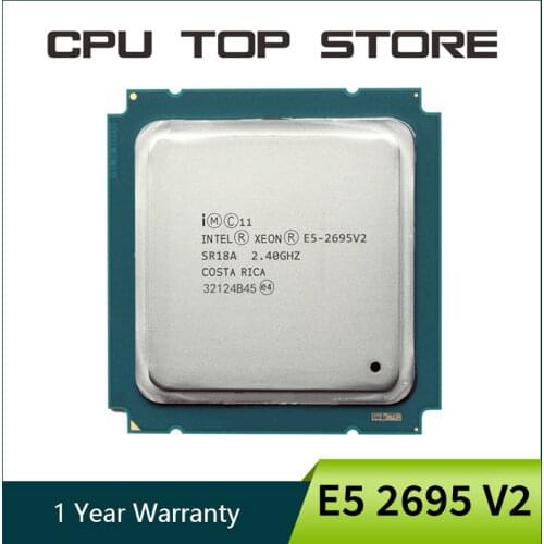 Intel Xeon E5 2695 V2 Processor 2.4GHz 30M Cache LGA 2011 SR1BA server CPU