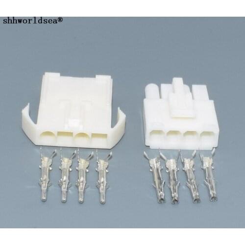 Worldgolden EL-4P Small type Electronic Connector 4.5mm EL 4P Multipole Connectors Male Female Plug + terminals