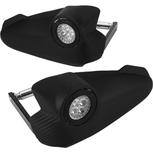 Motorbike lighting hand shield parts moto hand guard for honda suzuki kawasaki honda benelli yamaha motorcycle handgaur with LED