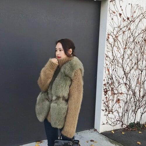 Fox Vest Clothes Winter Jacket Women Korean Short Vests Vintage Real Fur Coat Chalecos Para Mujer MY1000