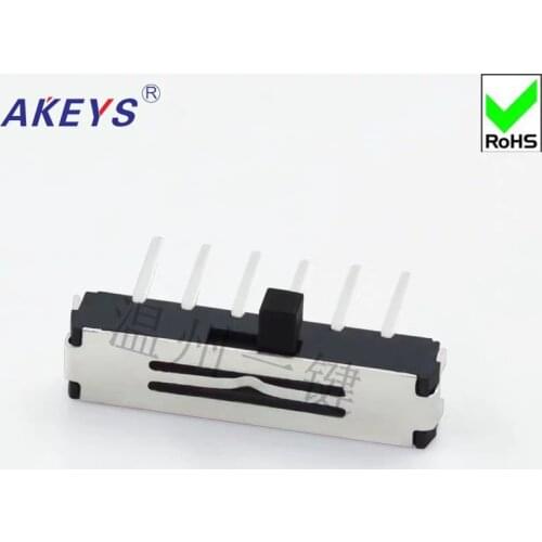 10PCS MSK-42D01 MINI slide switch 4P2T DIP side slide 12 pin 2 position mini toggle switches MSK-09