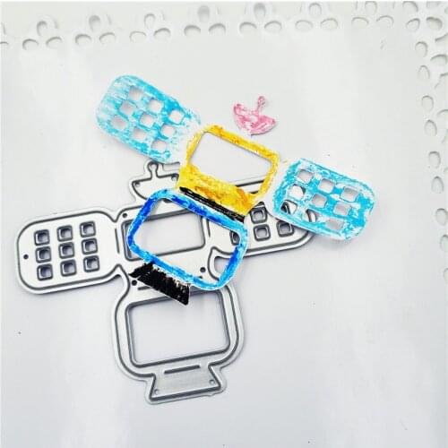 7.2X5.7CM Space satellite die Cutting dies metal crafts paper die-cutting /DIY embossing Easter Halloween Scrapbooking