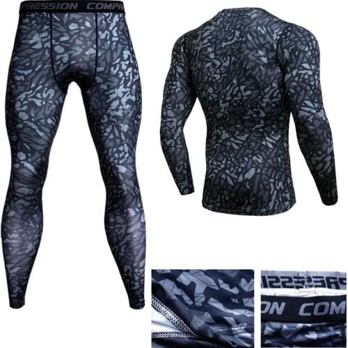 Brand New thermal underwear men underwear sets compression fleece sweat quick drying thermo Fitnessunderwear mens winter clothes