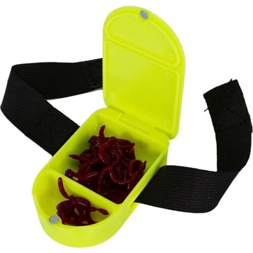 Fishing Bait Storage Case Worm Fishing Tackle Live Bait Magnetic Buckle Flip Cover, Plastic Lure Hook Bait Storage Drop Shipping