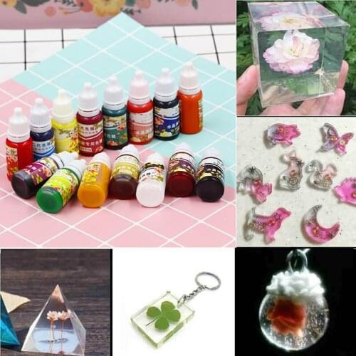 Hot Sale High Concentration UV Resin Liquid Pearl Color Dye Pigment Epoxy for DIY Jewelry Making Crafts Soap Making Soap Dyes
