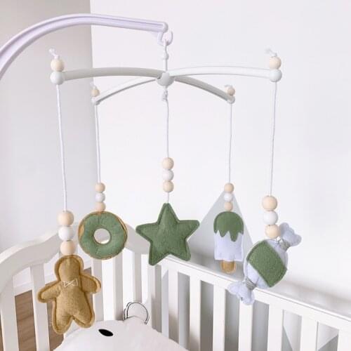 Baby Mobile Crib Holder Rotate Bracket DIY Baby Bed Bell Hanging Toys Baby Rattle Toys Kid Room Decor baby Toys