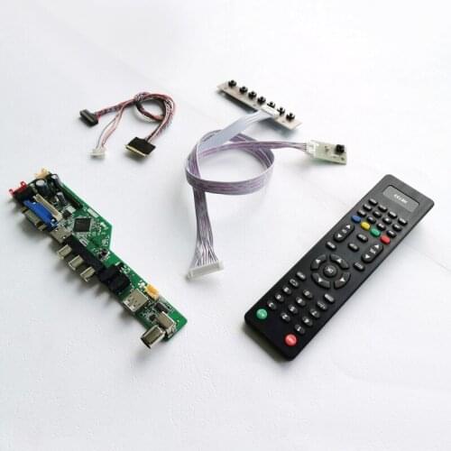 For LTN156AT32/LTN156AT35 1366*768 LVDS 40Pin notebook PC WLED Audio USB VGA RF 15.6" display controller drive card DIY kit