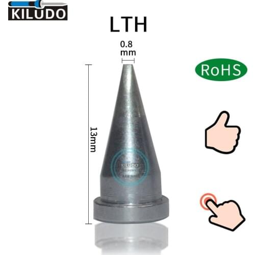Kiludo 5pcs LTH LF 0.8MM Tip for Weller WSP80 Iron Tip WSD81 FE75 MPR80