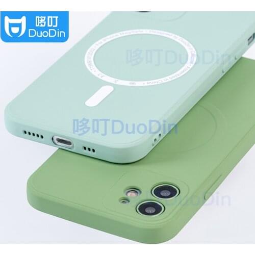 2021 New Mag Safe Magnetic Suction Suitable For iPhone SE 8Plus Magnet XR Adsorption Xs Max Liquid Shell 11 Pro Max 12 mini