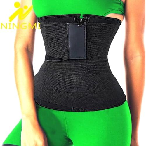 NINGMI Waist Trainer Shapewear Belt Women Slimming Tummy Wrap Belt Body Shaper Fajas Control Strap for Drop Shipping