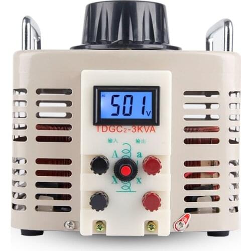 1000W 1KVA Voltage regulator household single phase variac 0-250v voltage converter power converter voltage transformer 220V