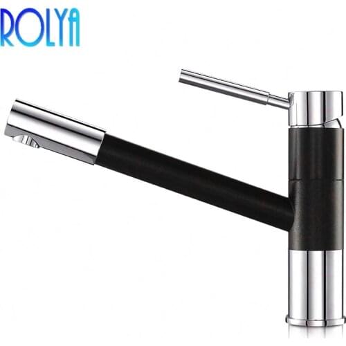 ROLYA Black Kitchen Faucets