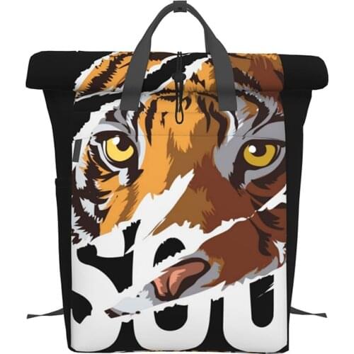 Fashion Animal Printed Tiger Backpack Mens And Womens Large Capacity Leisure Tourism Mountaineering Bag