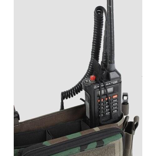 Outdoor tactics D3CRM chest hook fixed elastic rope, suitable for PRC148 152 XTS radio holding device