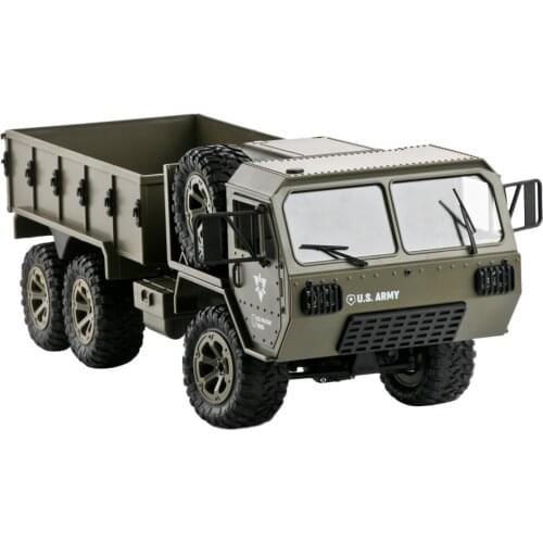 1/16 Remote Control Army Toys, RC Truck 6WD Electric Vehicle Car for