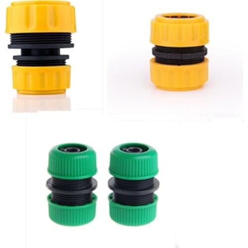 1/2" 3/4" Plastic Hose Joiner Repairer Hose Fitting Connector Joiners Repairers Hose End Fittings Watering Irrigation Water Gun