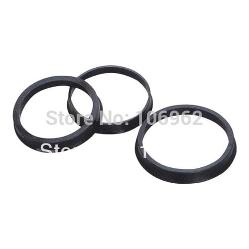 69.1-66.6mm 4pcs/set Black Plastic Wheel Hub Centric Rings Custom Sizes Available Wheel Rim Parts Accessories Retail & Wholesale