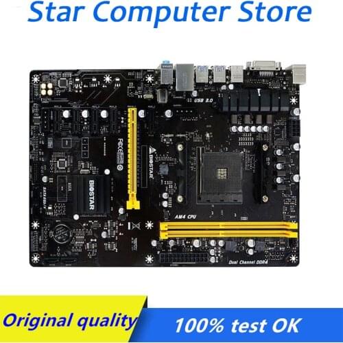 6GPU 6PCI-E Mining BTC B350 original Mining motherboard Biostar TB350-BTC DDR4 AM4 32GB 6 PCI-E B250 Motherboard