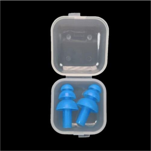 Swimming earplugs waterproof earplugs noise reduction learning sleep Christmas tree silicone earplugs boxed