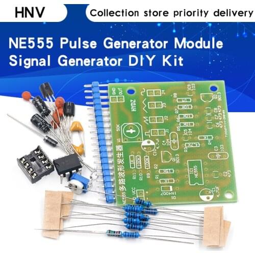 DC6-12V NE555 Pulse Generator Module Sine/Triangle/Square Wave generator multi-channel Waveform Signal Generator DIY Kit