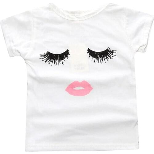 Baby Tshirt for Girl Summer Children Girls T Shirts Toddler Tees Kids T-shirt Clothes Clothing Infants Bebe Girl Tops 3-24m