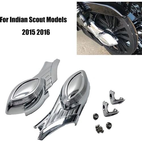 For Indian 2015 2016 Scout Models Decorate Sticker Left&Right Rear Swingarm Cover Axle Bolt Cover fits Motorcycle Accessories