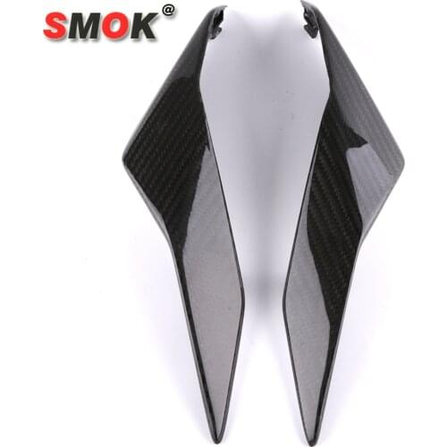 SMOK Carbon Fiber Left Right Rear Seat Fairing Kits Side Panel Cover For Yamaha MT10 MT 10 MT-10 2016 2017 2018