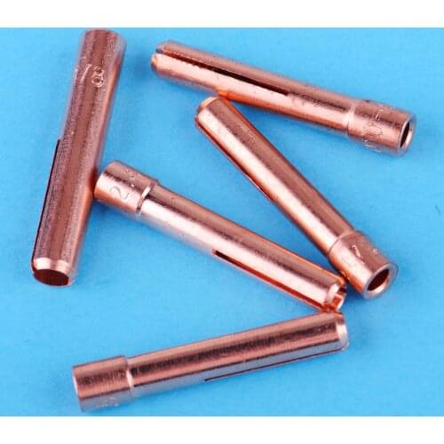 LETAOSK 5pcs 0.5-3.2mm Collet Kit Fit For WP-9 WP-20 WP-25 Series TIG Welding TorchAccessories