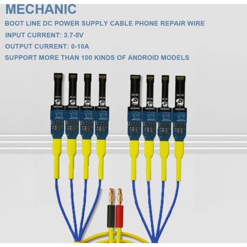 MECHANIC Iboot AD forAndroid Phone General Series Super Boot Line DC Power Supply Cable Phone Repair Wire With Security Decoding