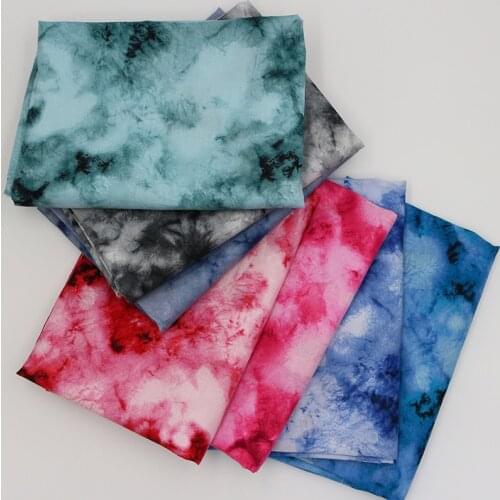 New Tie Dye Printing Cloth Cotton Materials For Decoration Garment Shirt Sewing Fabric