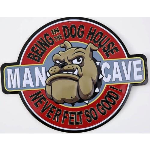 New Arrival Retro Decor Poster Metal Plaque Sign Welcome Dog House Man Cave Cafe Bar Pub Club Garden Decoration Vintage Plate