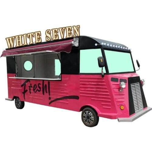 Mobile Electric Snack Ice Cream Truck For Sale Street Kitchen Food Cart Support Customization
