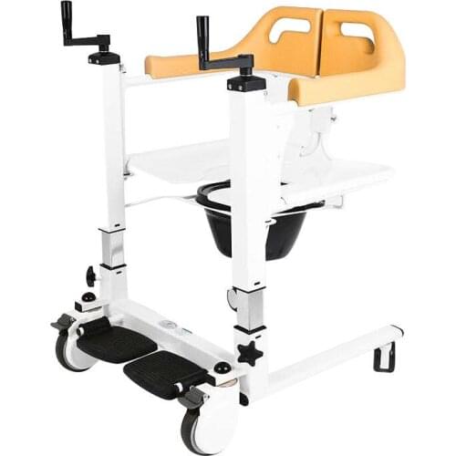 Patient Transfer Lift,Multifunctional Wheelchair,Sit Household Shifter 180° Split Seat,Height Can Adjustment,for Elderly,Disable