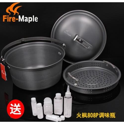 Fire maple hanging steamer steamer outdoor Zijia You camping barbecue pot large capacity stew pot sets of 10 people available