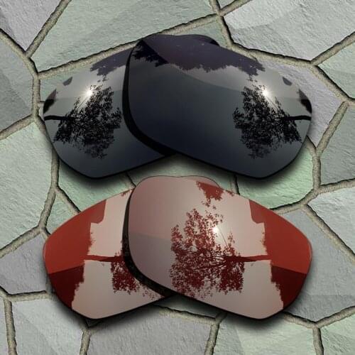 Grey Black&Bronze Brown Sunglasses Polarized Replacement Lenses for Style Switch
