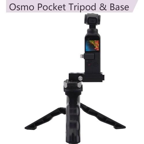 Portable Safety Tripod Mount Base for DJI OSMO Pocket 2 Holder Mounting Extension Bracket Handheld Gimbal Camera Accessories