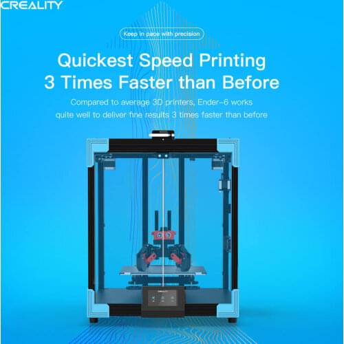 CREALITY Ender-6 Printer All- Mental Cubic structure Silent Mainboard Brand 350W power Large Plus Size 250*250*400MM 3d printer