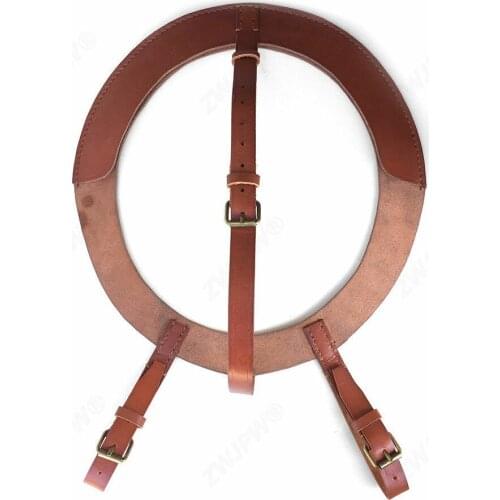 WWII WW2 UK ARMY MK2 BRITISH BRITISH HELMET Leather COVER Brown Military collect War Reenactments
