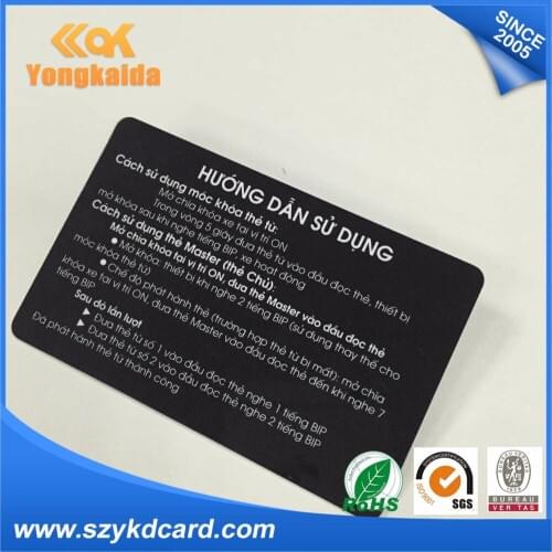 Yongkaida 1000 pcs Rfid printed 125KHz Writable Rewrite T5577 Proximity Access Card