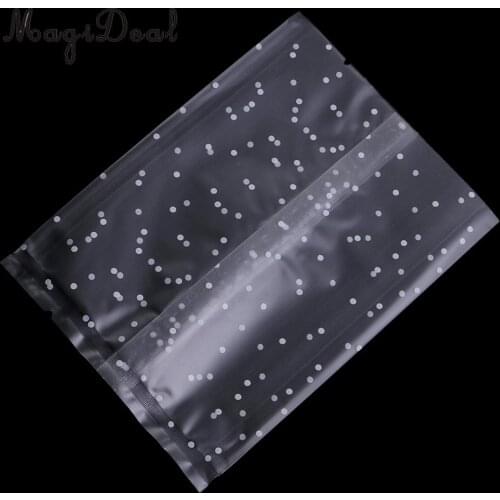 100pcs Plastic Biscuit Cookie Baked Food Packaging Bags Candy Sealing Bag for Packaging