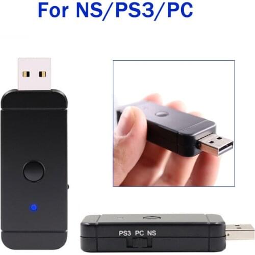 Wireless Wired USB Converter Bluetooth Gamepad Game Controller Adapter For Nintend Switch ForWii U ForPS3 PS4 Xbox One 360 PC