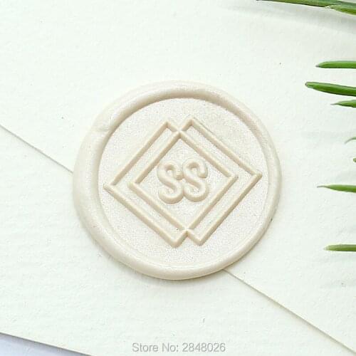 Custom monogram Wax Seal Stamp,Custom Wax Seal Stamp Kit,wedding invitation seals,wedding gift,personalised wood wax stamp