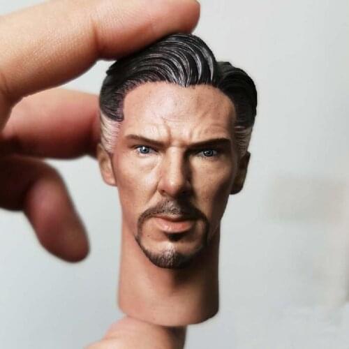 Delicate Painting 1/6 Scale Doctor Strange Benedict Head Sculpt Fit 12" B Style