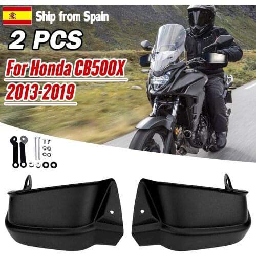 Handle Bar Hand Guard Brush Handguard Protector Wind Shield Deflectors For Honda CB500X CB500F 2013 -2021 Black