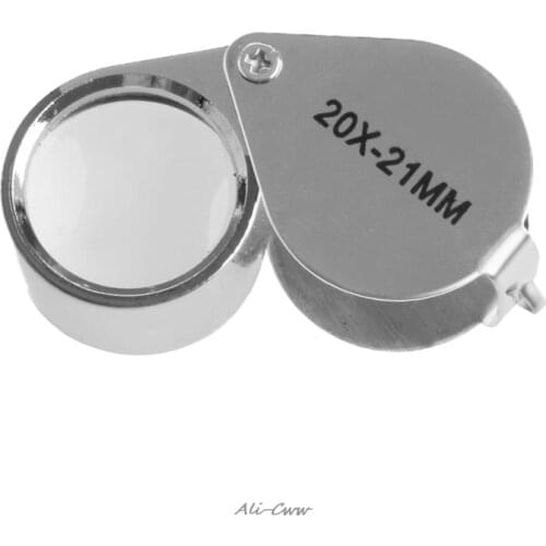 20X 21mm Triplet Jeweler Eye Loupe Magnifier Magnifying Glass Jewelry Diamond