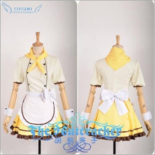 Love Live Kousaka Honoka Cafe Loita Kawaii Sweet Maid Dress Cosplay Costume , Perfect Custom For You