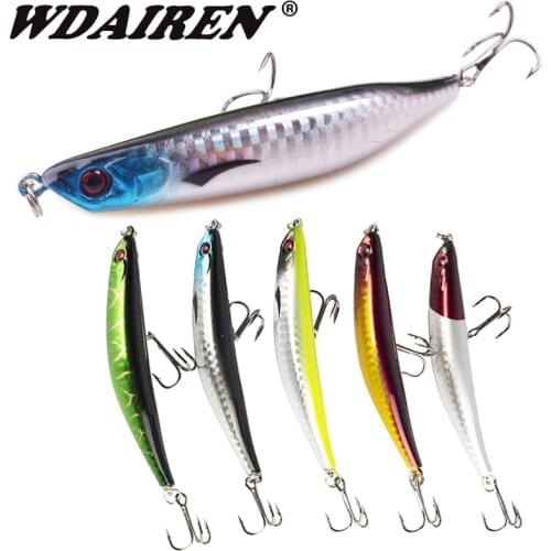 5Pcs Pencil Fishing Lures set 90mm 7.5g Imitate dying Bait Slowly Swinbait Wobbler Japan Hard lure Isca Bass Lure Kit