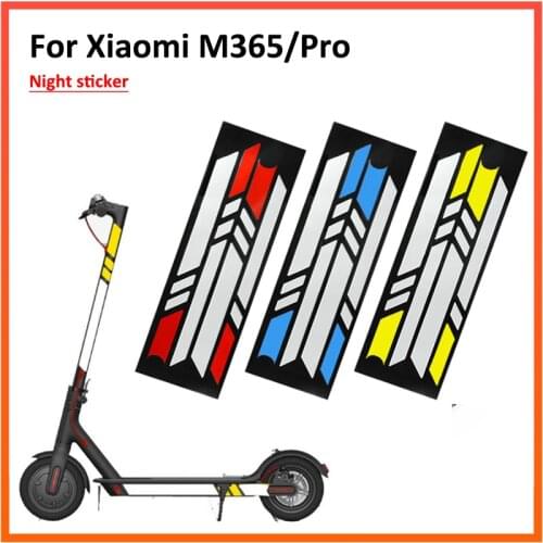 Night film sticker for Xiaomi m365 pro motorcycle fluorescent stickers reflective stickers accessory scooter accessories